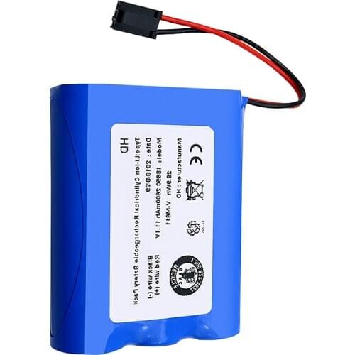 11.1v 2600mAh Li-Ion Rechargeable Battery for PUPPYOO V-M611A V-M611 M611 vacuum cleaner mopping robot Accessories parts