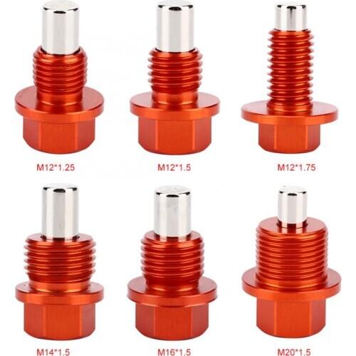 Magnetic Oil Drain Plug Screw Titanium Alloy Modification Fit for Toyota Oil Pan Bolt Car Accessories