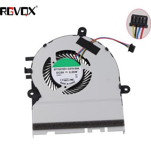 New Laptop Cooling Fan For ASUS X302 X302L X302LA X392LJ Original PN EF75070S1-C270-S9A CPU Cooler Radiator