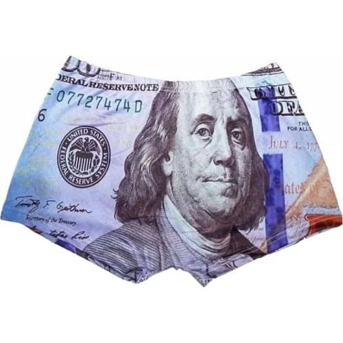 2021 New Arrival Ready To Ship Snack Shorts Booty Money Print Biker Hot Sexy For Women