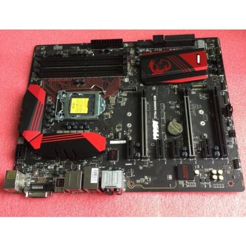 Original MSI motherboard for Z170A GAMING M5 LGA 1151 DDR4 for I3 I5 I7 14nm CPU USB3.0 USB3.1 64GB Z170 desktop motherboard