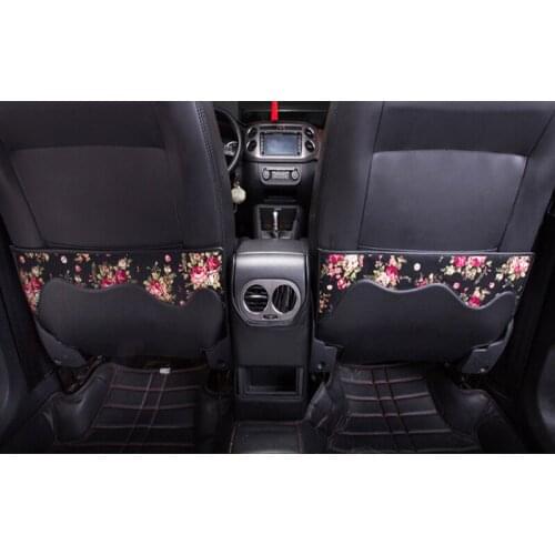 Fit For Escort Kuga Ecosport Edge Taurus Explorer Mondeoo Everest Fiesta Leather car seat Armrest box back Anti-Kick pad mats