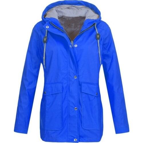 Outdoor Sportswear Multicolor Coats and Jackets Women Outerwear Hooded Windbreaker Long Sleeve Loose Female Waterproof Sunscreen