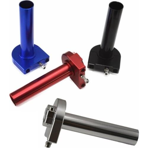 Universal 7/8" CNC Handlebar Black Quick Action Throttle Twist Grips For Pit Dirt Bike Motorcycle Universal Free shipping