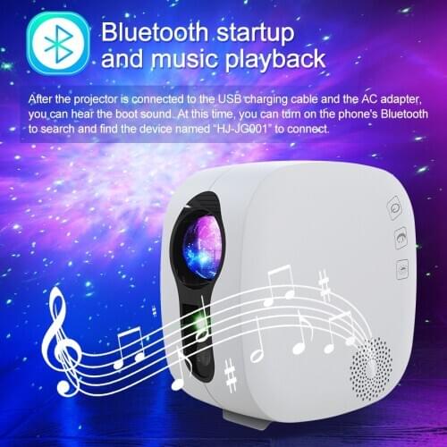 USB LED Galaxy Starry Sky Star Light WiFi Bluetooth Night Light Projector Veilleuse Projecteur Decoration Bedroom