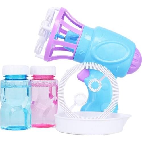 Bubble Blower Electric Long Lasting Plastic Double Bubble Blower Fan for Kids Bubble Blower For Outdoor