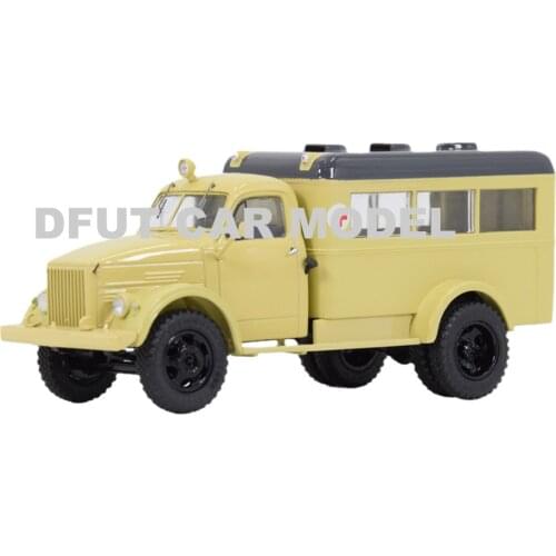 1:43 Alloy Pull Back Toy Soviet Union PAZ-653 gaz-51 car Model Of Childrens Toy Car Original Authorized Authentic Kids Toys