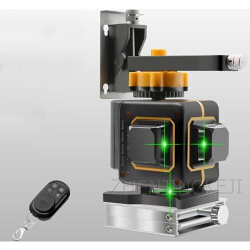 12 Lines Spirit Level Green Light Laser Spirit Level Floor Universal Spirit Level Waterproof Marker Multipurpose Laser Caster