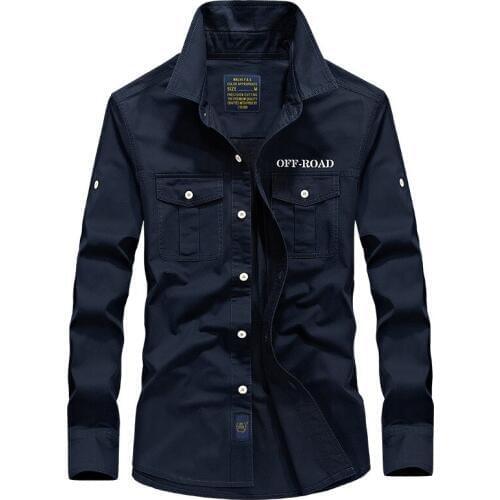 2019 Fashion Long-sleeved Shirt Mens Loose Large Size Mens Spring and Autumn New Male Cotton Casual Shirt Cardigan