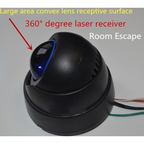 360 degree large area laser receiver Secret Room Games Laser receiving room Escape switch