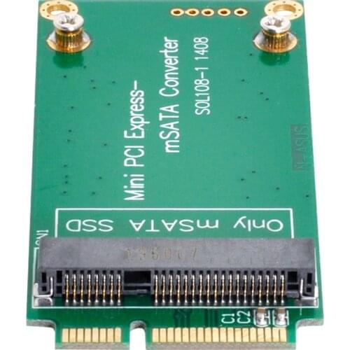 3x5cm mSATA Adapter to 3x7cm Mini PCI-e SATA SSD for Asus Eee PC 1000 S101 900 901 900A T91