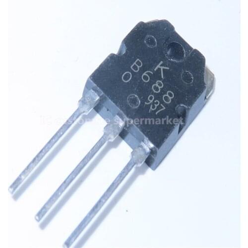 5PCS/LOT NEW B688 2SB688 TO-3P 120V 8A Triode transistor