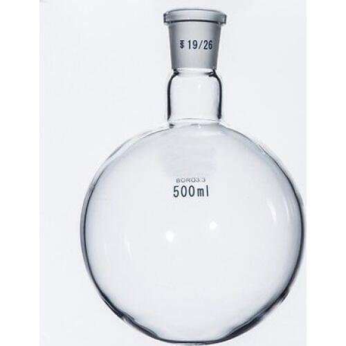 High quality 500ml 19/26 Single Neck round-bottom Flask Boiling Flask For Chemistry Laboratory