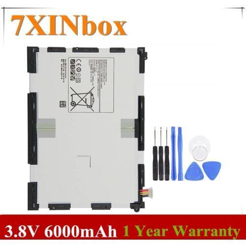 7XINbox 3.8V 6000mAh Original EB-BT550ABE Laptop Battery For Samsung Galaxy Tab A 9.7 T550 T555 T555C P550 P555C Tablet