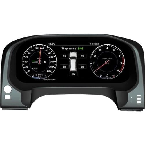 Bosstar Android Electric Car Instrument Cluster for Toyota Prado 2010-2019 car tachometer dashboard placement