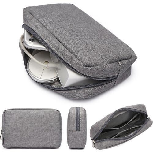 Travel Closet Organizer Case For Headphones Storage Bag Digital Portable Zipper Accessories Charger Data Cable Usb Bag