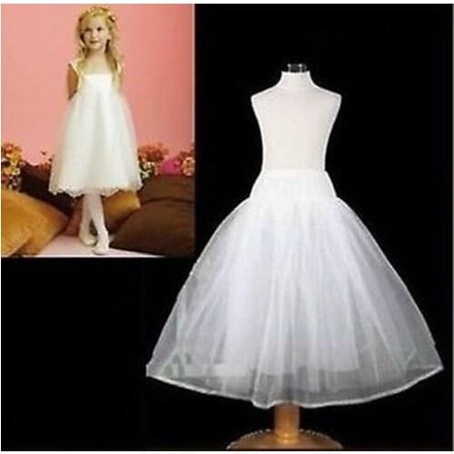 2020 New Flower Girl Children Underskirt Kids Wedding Crinoline Petticoat