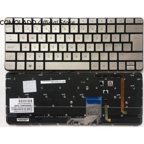 ND Nordic Keyboard for HP Spectre 13-3000 13-3000ea 13-3000ed 13-3000ee 13-3000er 743897-DH1 Backlit Laptop keyboard NORDIC