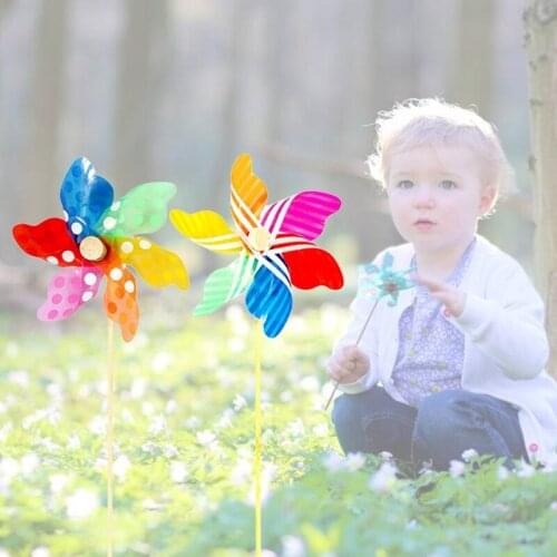 LXAF 2pcs Irregular Wind Spinners Lawn Pinwheels Windmill Party Pinwheel Wind Spinner for Garden Patio Kids Toys