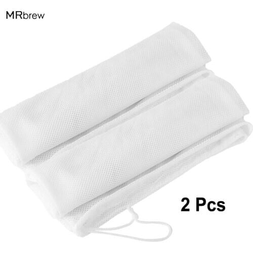 2Pcs Beer Homebrew Filter Bag For Brewing Malt Boiling Wort Mash Strainer Tool 37*50cm Drawstring Filter Bags Free Shipping