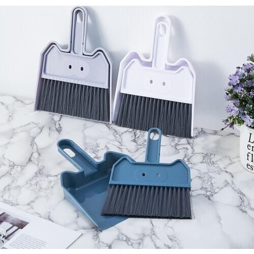 Broom Set Trumpet With Dustpan Broom Set Computer Debris Brush Home Desktop Mini Broom Keyboard Cleaning Brush