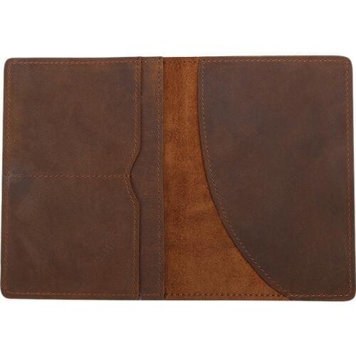 Vintage genuine leather russia passport cover Men travel passport covers passport protector russian usa uk