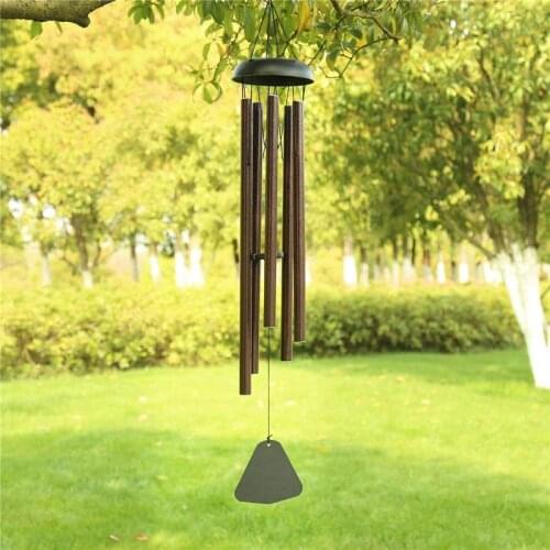 Metal Tubes Wind Chimes Outdoor Amazing Grace Music Sound Balcony Decor For Birthday Gift Music Room Garden Patio Ornament