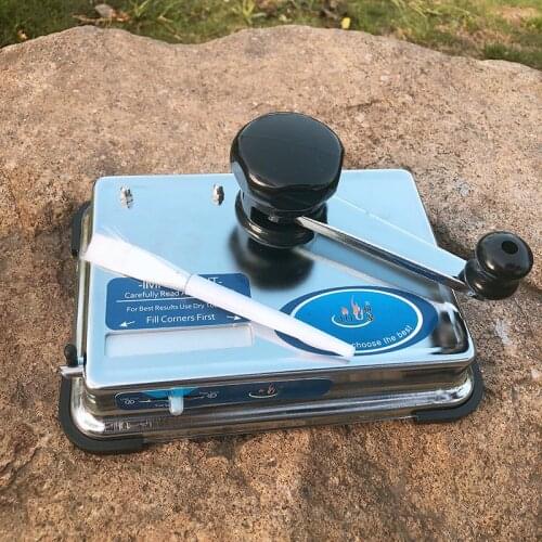 New Silver 6.5MM Slim Rolling Machine Hand Easy Cigarette device Cigarette Rolling Machine Tobacco Injector Maker Roller
