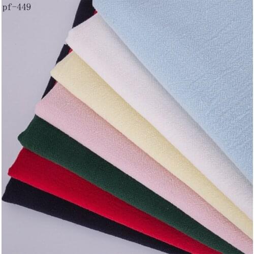 New type of linen-cotton dyed water-washed cotton linen-like crepe suit cotton fabric in spring and summer
