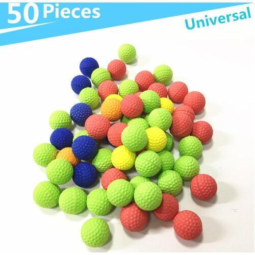 50Pcs Bullet Balls Rounds Compatible For Nerf Rival Apollo Toy for Nerf Rival Compatible Refill Rival Darts Toy Gun Bullets