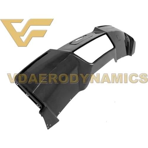 Suitable For 14-19 Chevy Corvette C7 VAD-V Carbon Fiber Rear Lip Diffuser