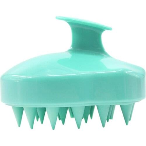 Silicone Head Smooth Hair Massage Brush Bath Brush Scalp Stimulate Scalp Original Massage Hair Growth Comb Edge Brush Hot Sale
