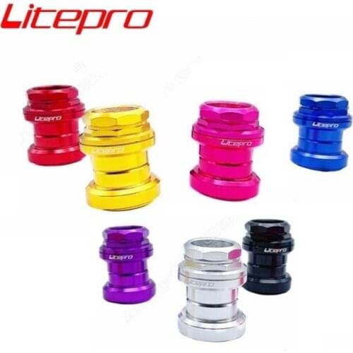 Litepro Folding Bike Headset For Brompton Bowl Group 34mm External Bearing Aluminum Alloy Ultra-light Headset