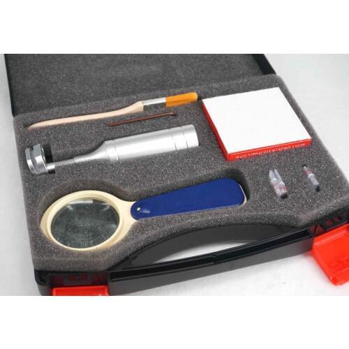 Cross-Cut Tester Paint Film Scriber Hatch Adhesion Tester Include Tape Magnifier Brush 1/2/3/mm Blades