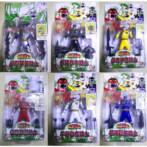 Japan Tokusatsu Super Hyakujuu Sentai Gaorangers Action Figure Collectons Juspion Super Hero Rangers Model Birthday Gift