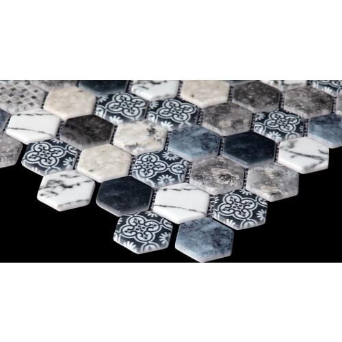 B and q mosaic tiles FBDJ 12