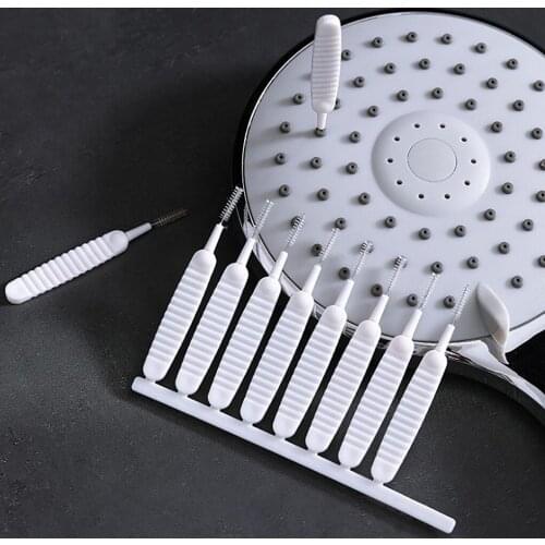 10PCS Shower Head Small Cleaning Brush Bottle Teapot Nozzle Kettle Spout Pore Gap Brush Set For Household Cleaning Supplies