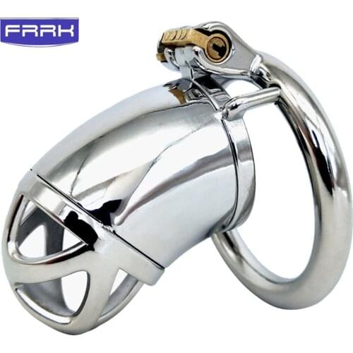 304 Stainless Steel Sex Toys For Man Male Chastity Cock Cage New Ring Chastity Device Penis Rings Bondage BDSM Adult Sex Product