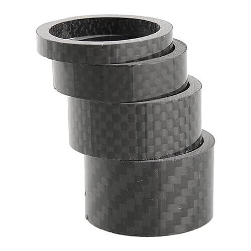4 Shape Carbon headset spacer Fiber Washer handlebar spacer Bicycle Headset Stem Spacers Fork for bicycle Fix Refit