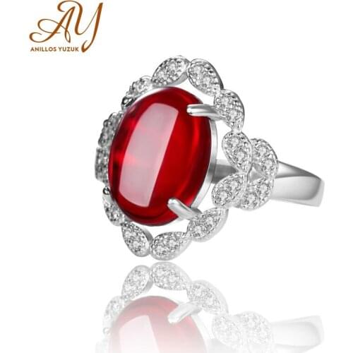 Anillos Yuzuk Silver 925 Jewelry Ring Aquamarine Trendy Party 925 Sterling Silver Rings Jewelry Woman Wedding Party Gift