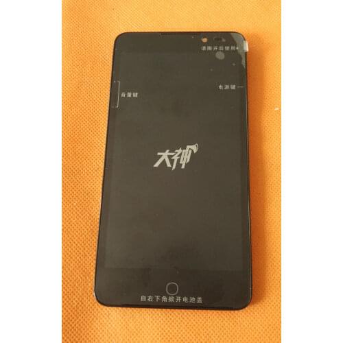 Used Original LCD Display +Digitizer Touch Screen Glass+ Frame for Coolpad F1 Plus 8297-W01 ree Shipping