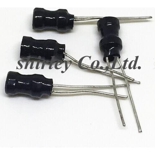 Free shiiping 20pcs Inductor 4*6mm frequency ferrite 6.8MH PVC Radial Leaded Power inductor New and original 4X6