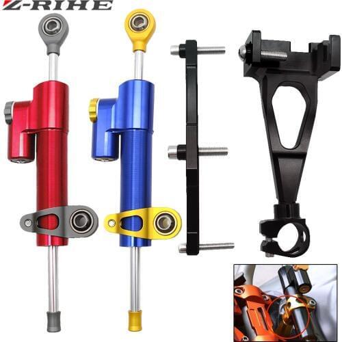 For Yamaha MT-09 Motorcycles Adjustable Steering Stabilize Damper Bracket Mount kit For Yamaha MT-09 13-17 MT09 FZ09