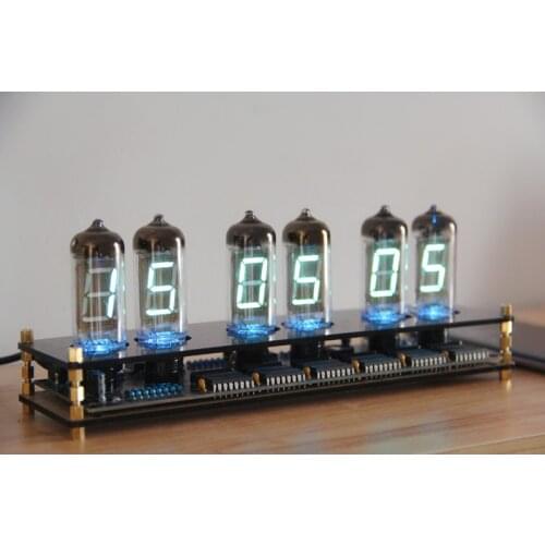 IV11 fluorescent tube clock, VFD finished non-glow tube clock, high-precision clock chip, power-off storage function