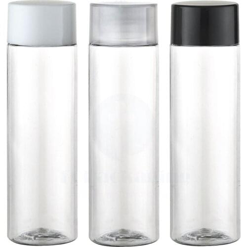 30PCS-100ML Screw Cap Bottle,Clear Plastic Cosmetic Container,Essential Oil Sub-bottling,Empty Shampoo Bottle,Double Layer Caps