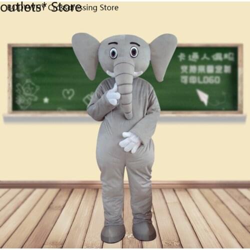 Elephant Cartoon Doll Costume Adult Cartoon Costume Man Wear Doll Costume Walking Doll Performance Prop Costume