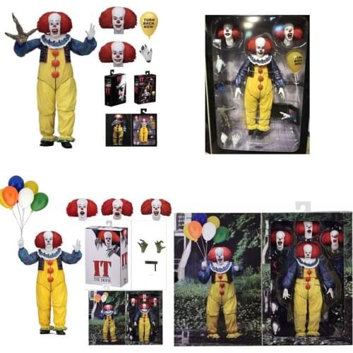NECA Joker Stephen King Clown Pennywise Action Figure Gift For Halloween Horror Toy Gift