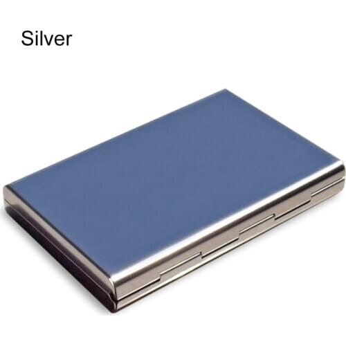 New Hot Creditcard Holder Wallet Men Stainless Steel Bank Card Case Waterproof RFID Blocking Cover SMR88