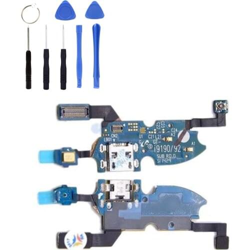 New USB Charging Port Jack Dock Plug Connector Charge Board Flex Cable Mobile Phone Parts FOR Samsung S4 İ9500
