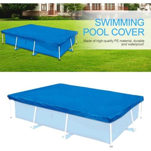 Large Size Swimming Pool Rectangle Ground Cloth Lip Cover Dustproof Floor Cloth Mat Cover For Outdoor Villa Garden Pool Frame P
